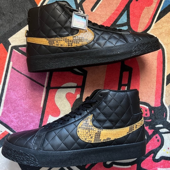 NIKE X SUPREME BLAZER MENS SIZE 12 - Picture 2 of 6